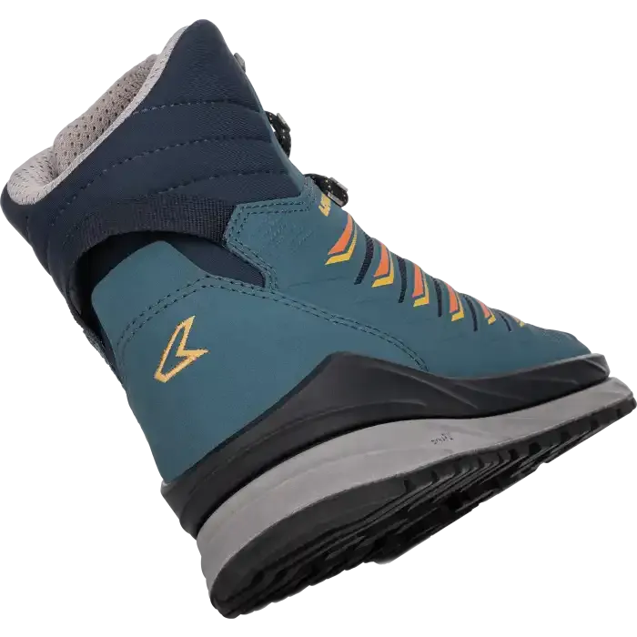 Buty LOWA Axos GTX Mid / stahlblau/orange
