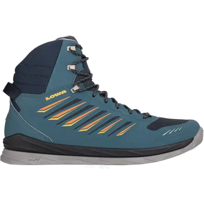 Buty LOWA Axos GTX Mid / stahlblau/orange