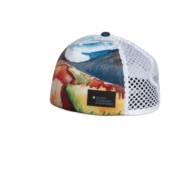 Czapka Black Diamond Hideaway Trucker / 9370 Trail Print