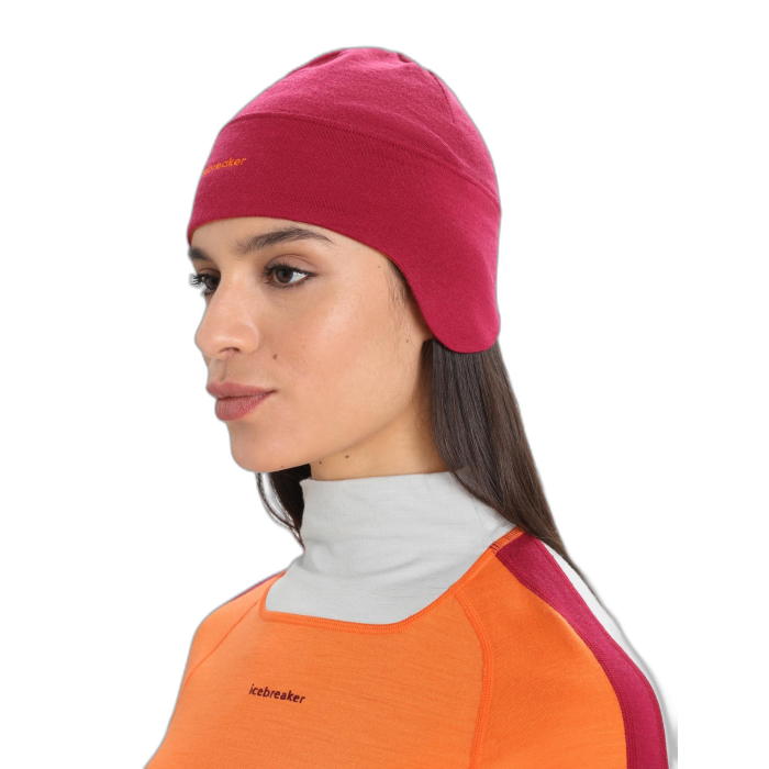 Czapka ICEBREAKER Quantum 56GJ  / 550 cherry flash