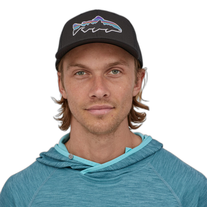 Czapka PATAGONIA Trucker Fitz Roy Trout / BLK