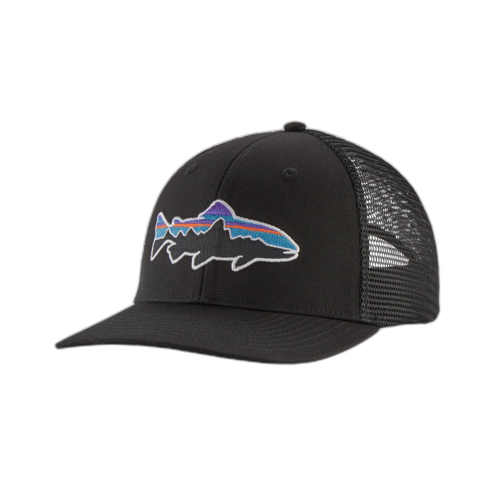 Czapka PATAGONIA Trucker Fitz Roy Trout / BLK