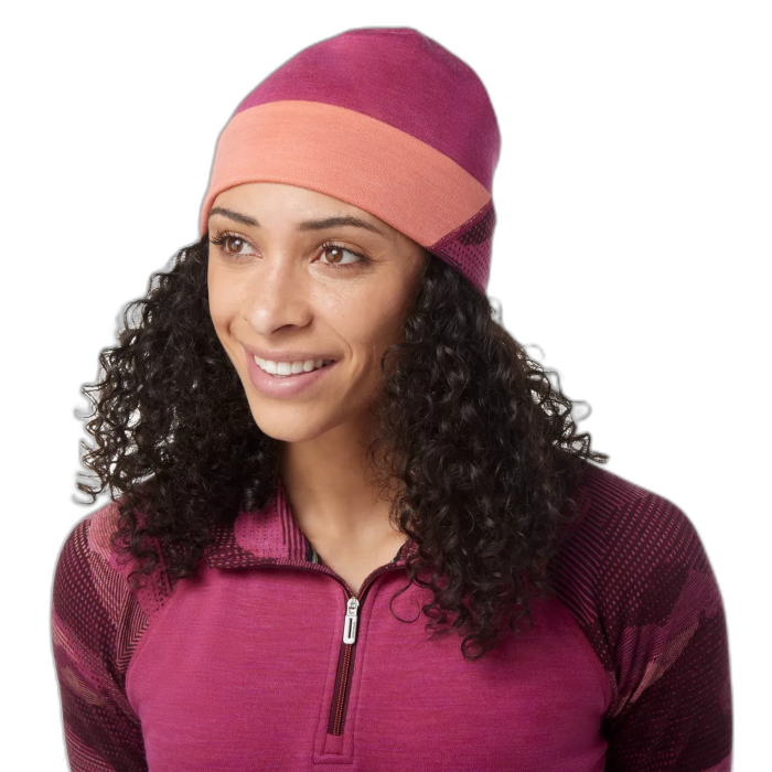Czapka SMARTWOOL 16767 Colorblock / J61 Festive Fuchsia