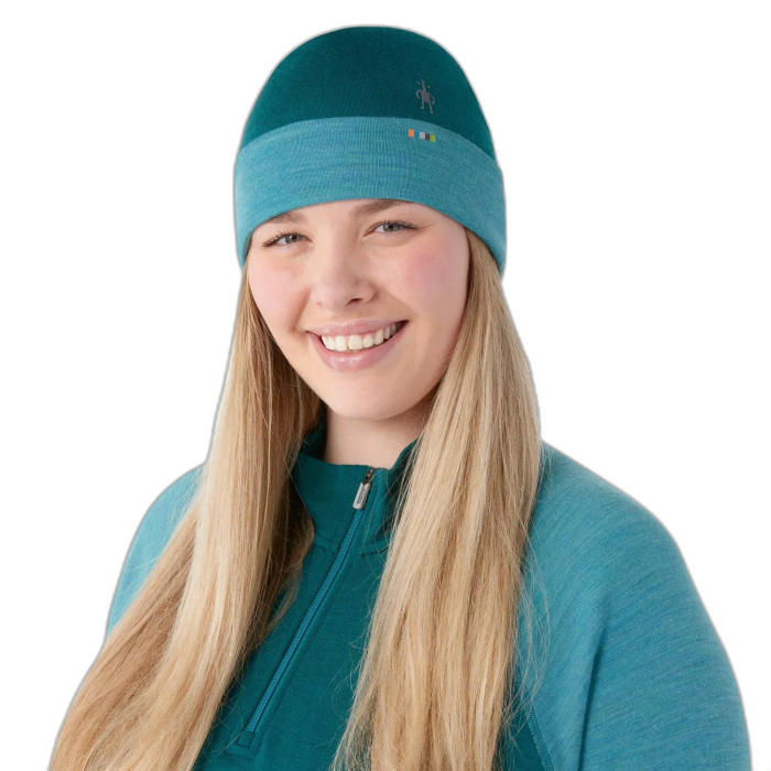 Czapka Smartwool SW956 Reversible Cuffed Beanie / L85 emerald green