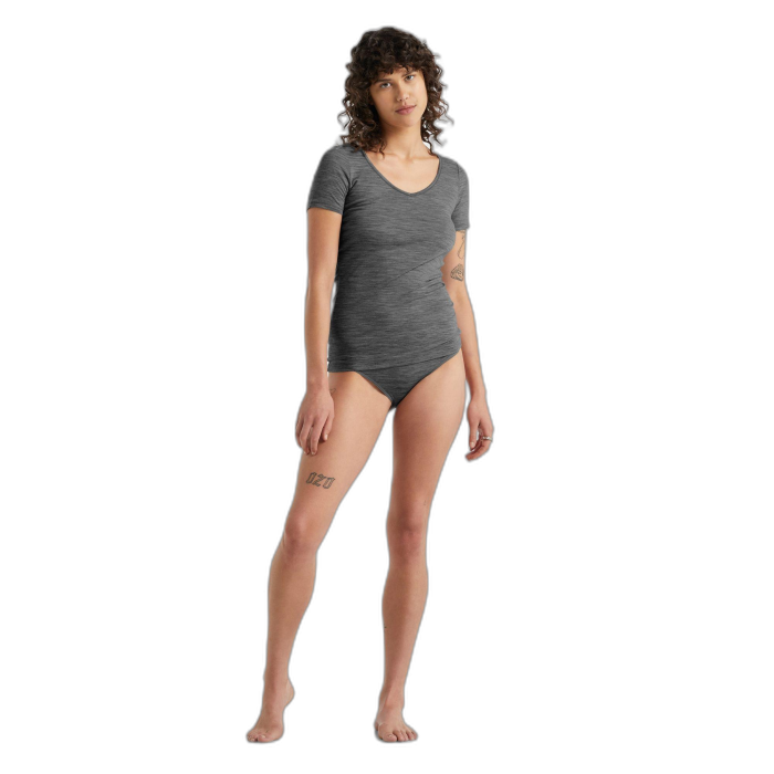 Figi damskie ICEBREAKER Siren Bikini 103164 / 004 Gritstone Hthr