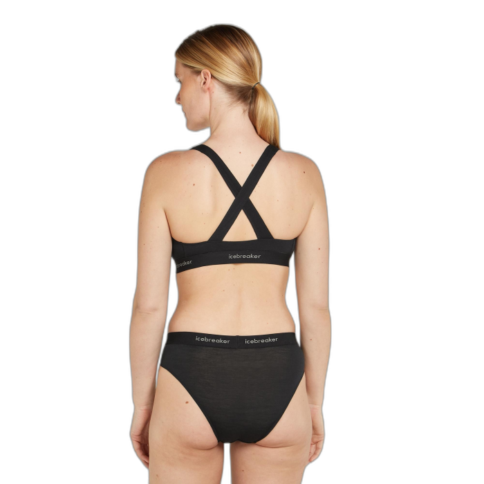 Figi damskie ICEBREAKER Sprite Hipster 5725 / 001 Black