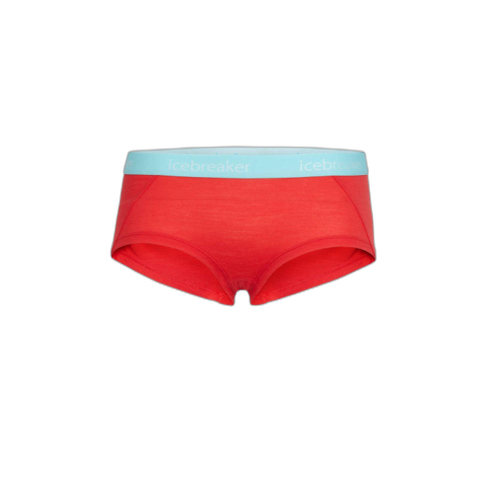 Figi damskie ICEBREAKER Sprite Hot 103023 /  czerwony