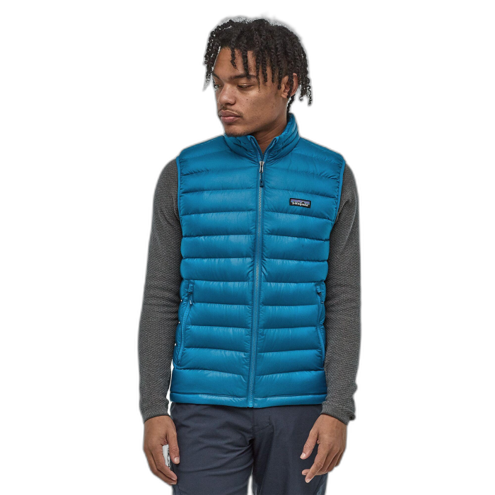 Kamizelka męska PATAGONIA Down Sweater /  niebieski