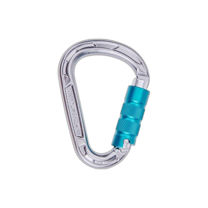 Karabinek EDELRID HMS Strike Triple / 524-silver/icemint