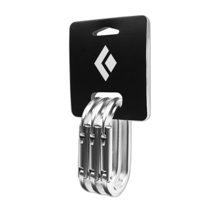 Karabinki BD Oval Keylock 3szt / silver