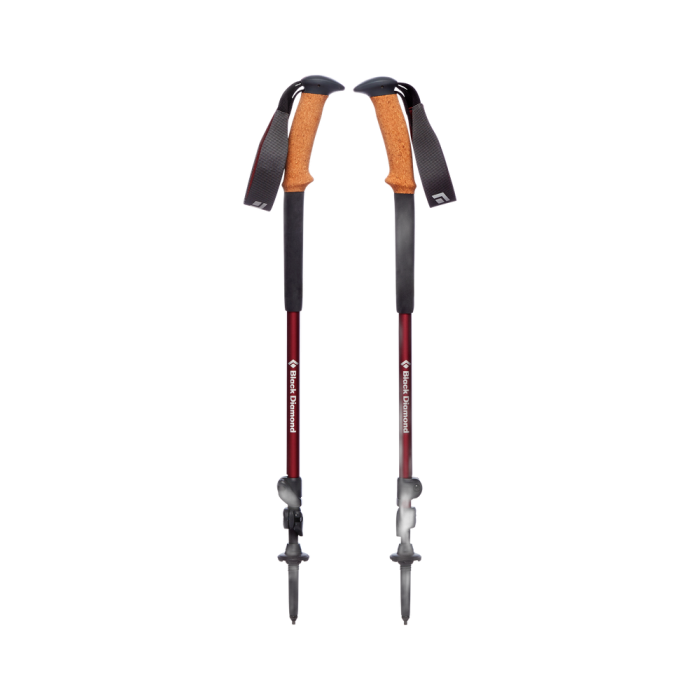 Kije Black Diamond W's Trail Ergo Cork /  czerwony