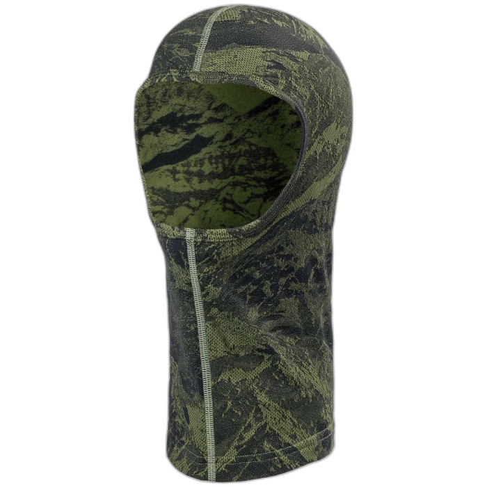 Kominiarka ODLO 762790 The Whistler Eco mountain print facemask  / 40391 olivine black