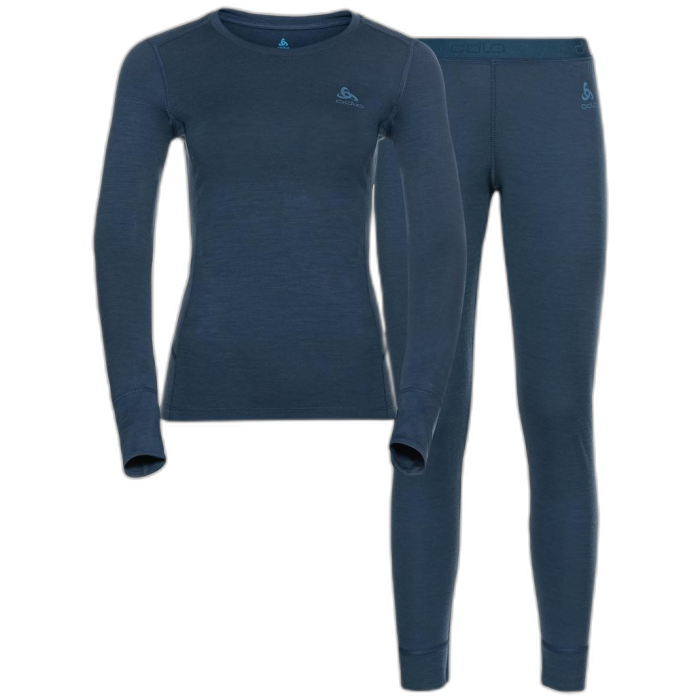 Komplet ODLO 195741 Merino 200 / 20613 Blue Wing Teal