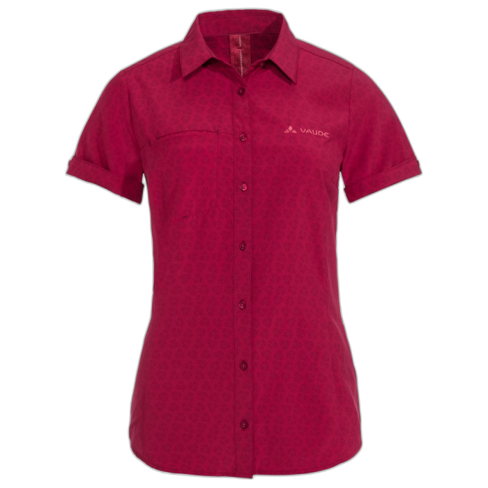Koszula damska VAUDE Rosemoor S/S /  czerwony
