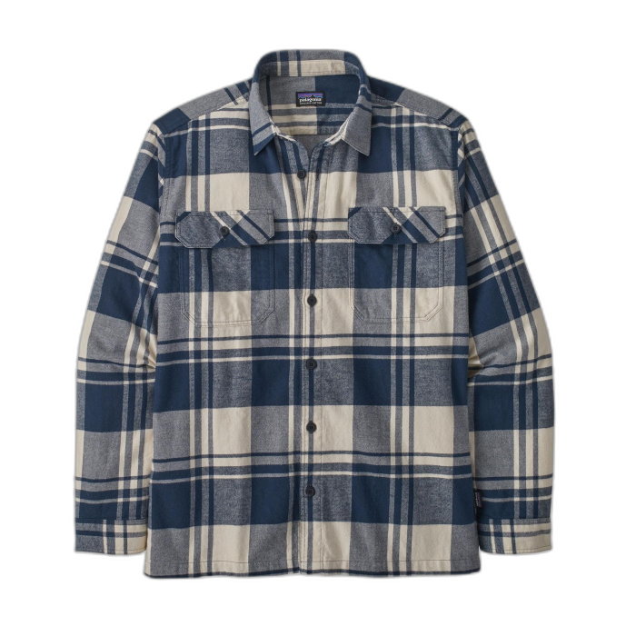 Koszula męska PATAGONIA MW Fjordflanel LS / LOSM smolder blue