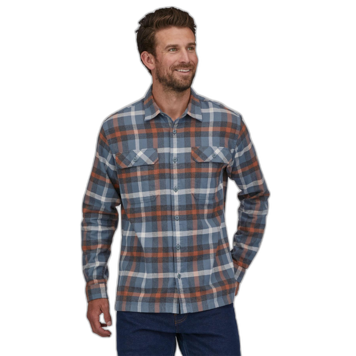 Koszula męska PATAGONIA MW Fjordflanel LS / FORG plume grey