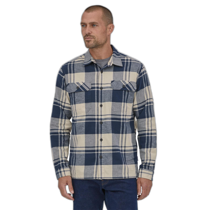 Koszula męska PATAGONIA MW Fjordflanel LS / LOSM smolder blue