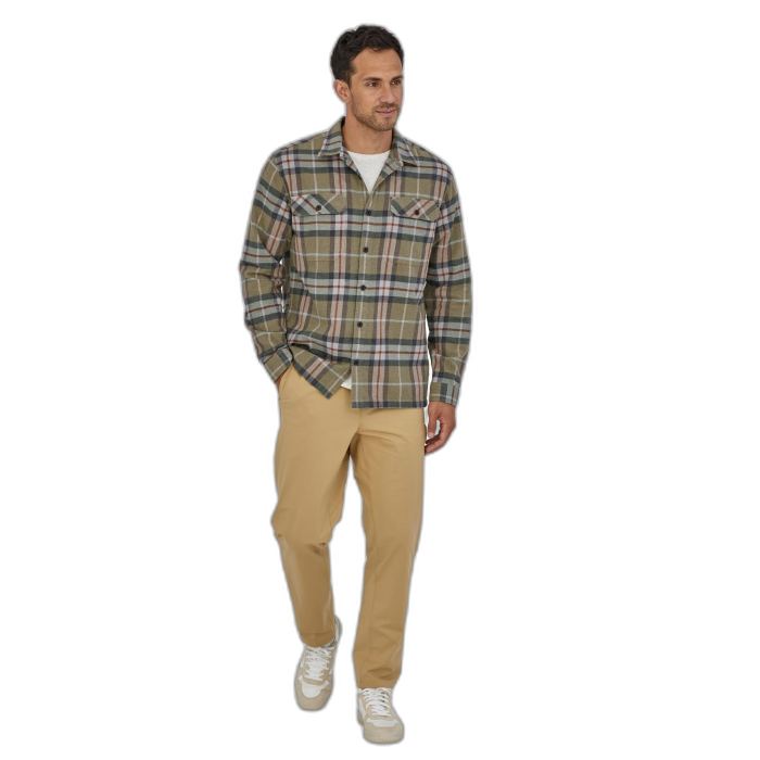 Koszula męska PATAGONIA MW Fjordflanel LS / HEKH high khaki