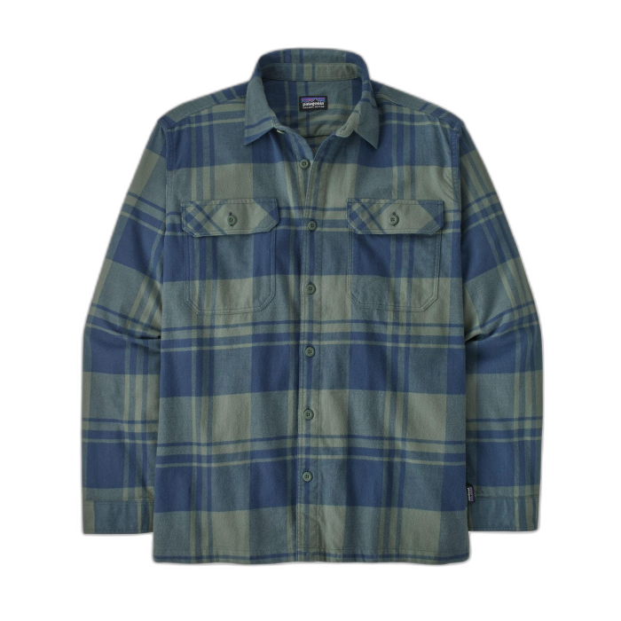 Koszula męska PATAGONIA MW Fjordflanel LS / LOHG green blue