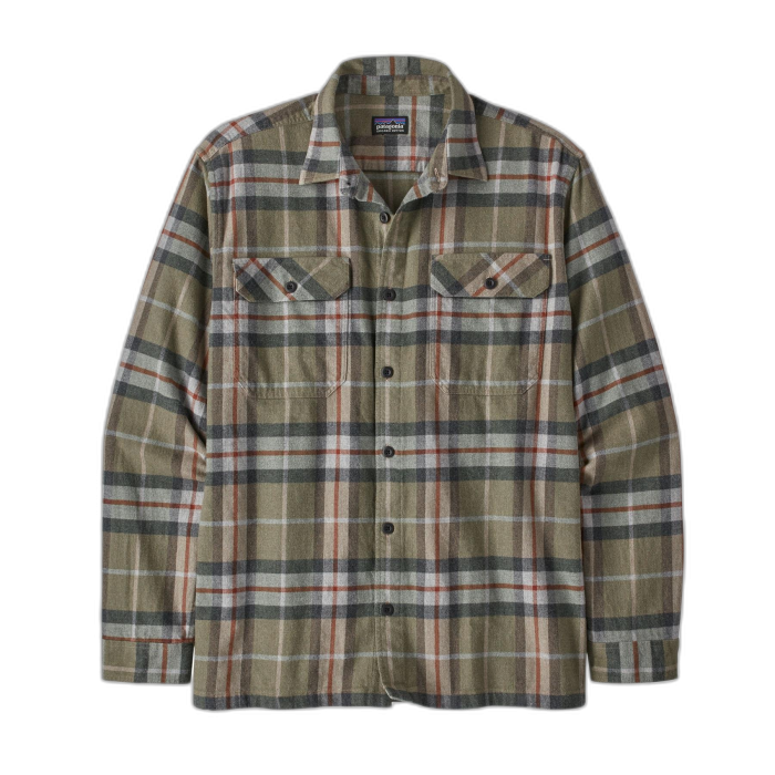 Koszula męska PATAGONIA MW Fjordflanel LS / HEKH high khaki