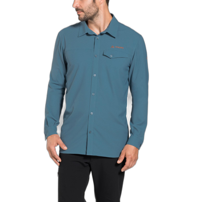 Koszula męska VAUDE Rosemoor L/S /  niebieski