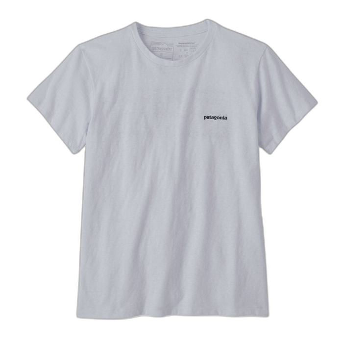 Koszulka damska PATAGONIA P-6 Logo S/S / WHI white