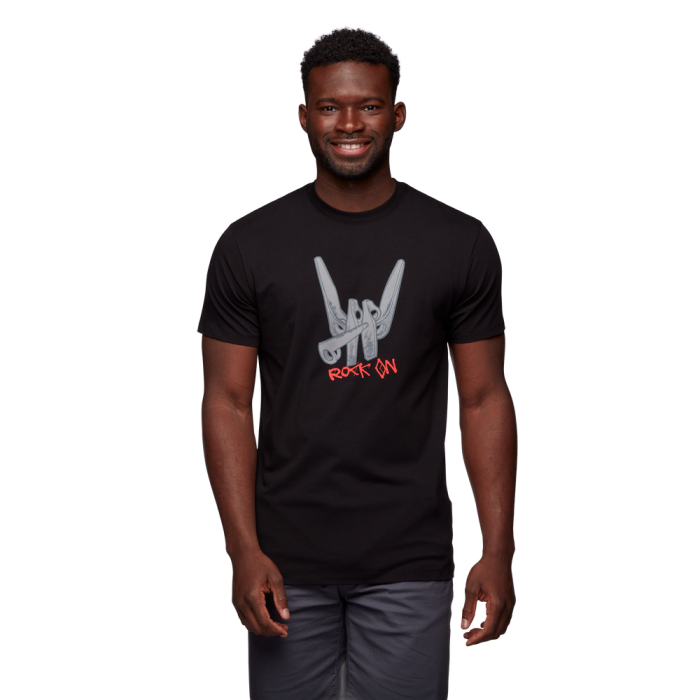Koszulka Black Diamond Rock On SS Tee /  czarny