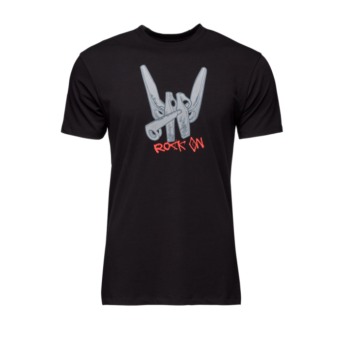 Koszulka Black Diamond Rock On SS Tee /  czarny