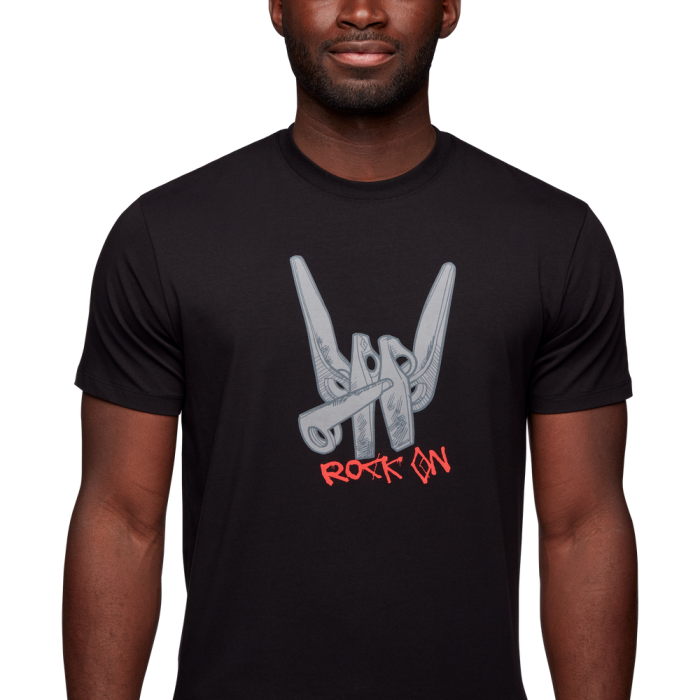 Koszulka Black Diamond Rock On SS Tee /  czarny