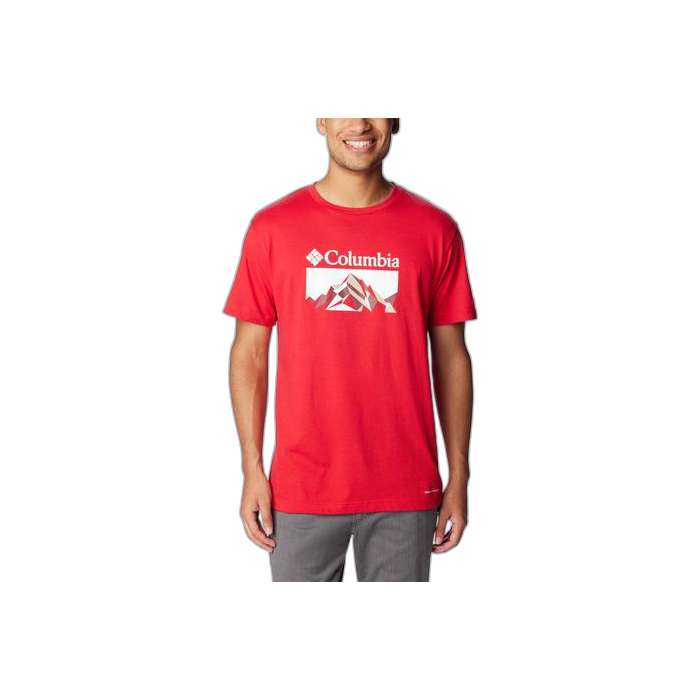 Koszulka COLUMBIA AX9729 Thistletown Hills / 613 m.red/f.peaks