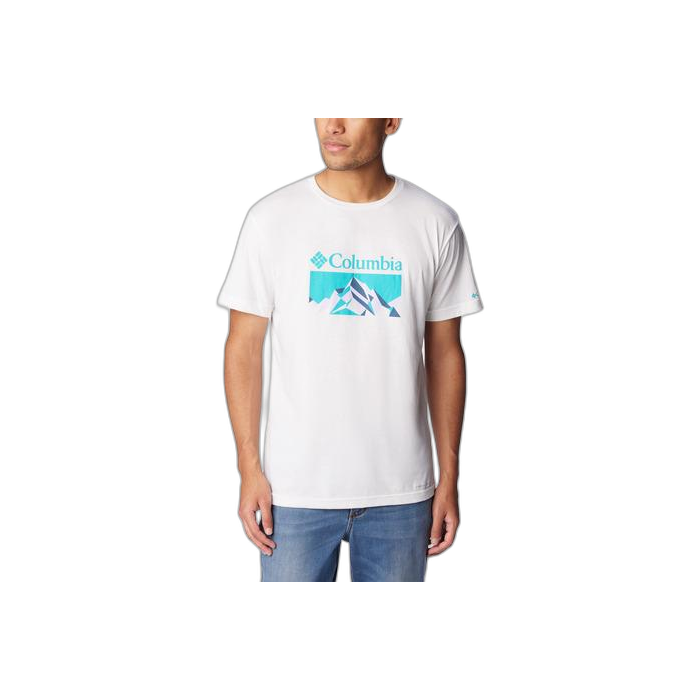 Koszulka COLUMBIA AX9729 Thistletown Hills / 103 White/f.peaks