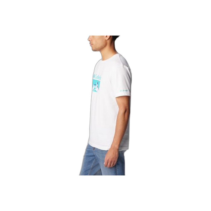 Koszulka COLUMBIA AX9729 Thistletown Hills / 103 White/f.peaks