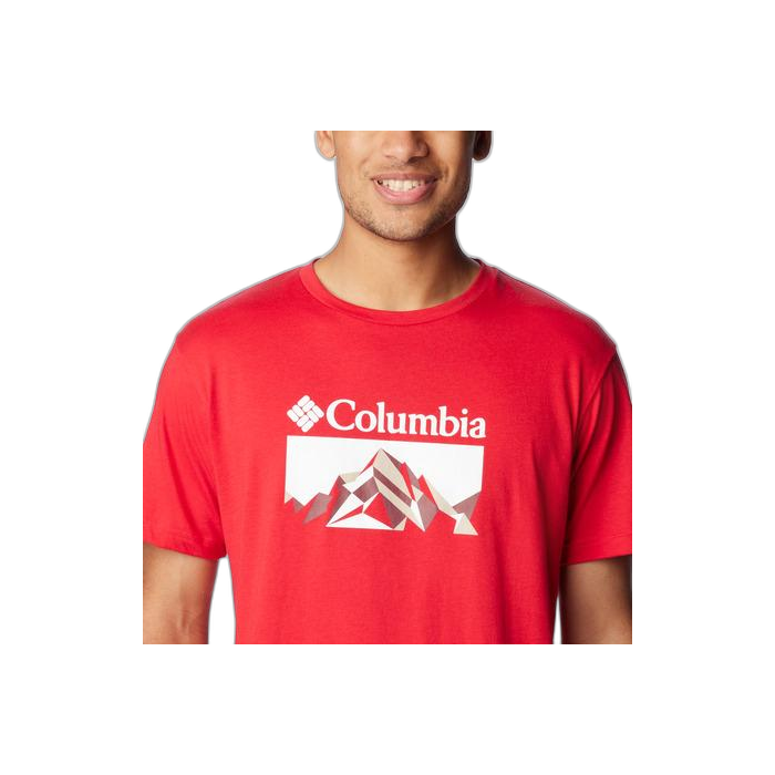 Koszulka COLUMBIA AX9729 Thistletown Hills / 613 m.red/f.peaks