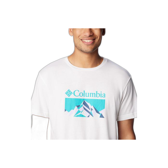 Koszulka COLUMBIA AX9729 Thistletown Hills / 103 White/f.peaks