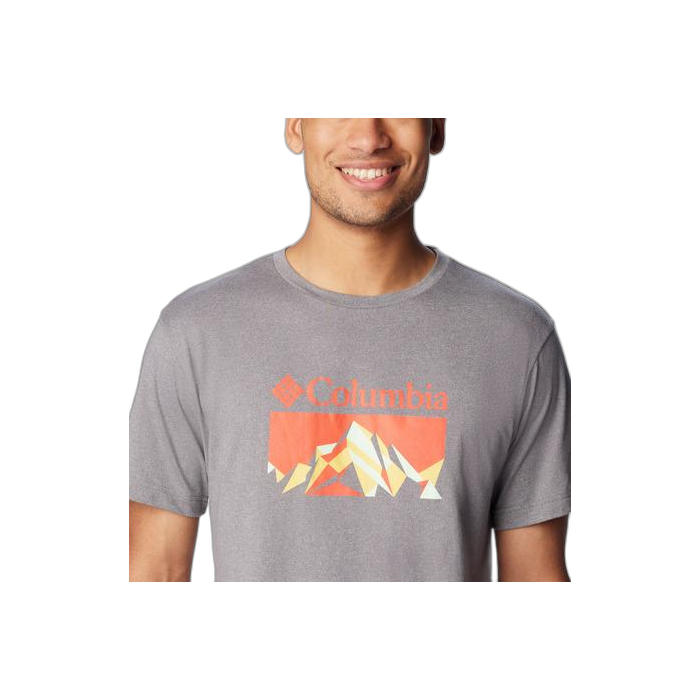 Koszulka COLUMBIA AX9729 Thistletown Hills / 024 c.grey/f.peaks