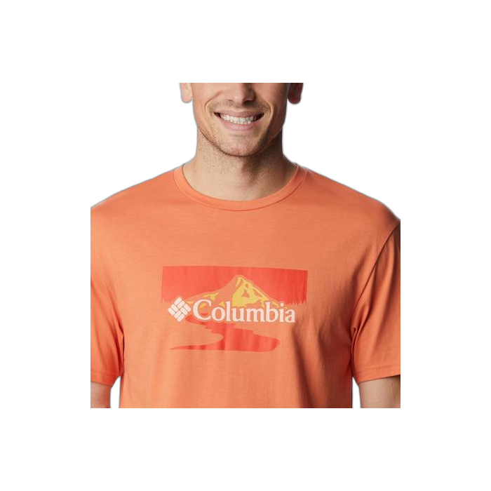 Koszulka COLUMBIA EM2959 Path Lake / 849 d.orange/p.river