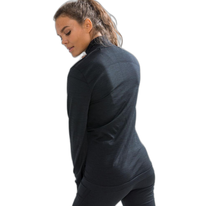 Koszulka damska CRAFT 1906594 Fuseknit Comfort Zip /  czarny