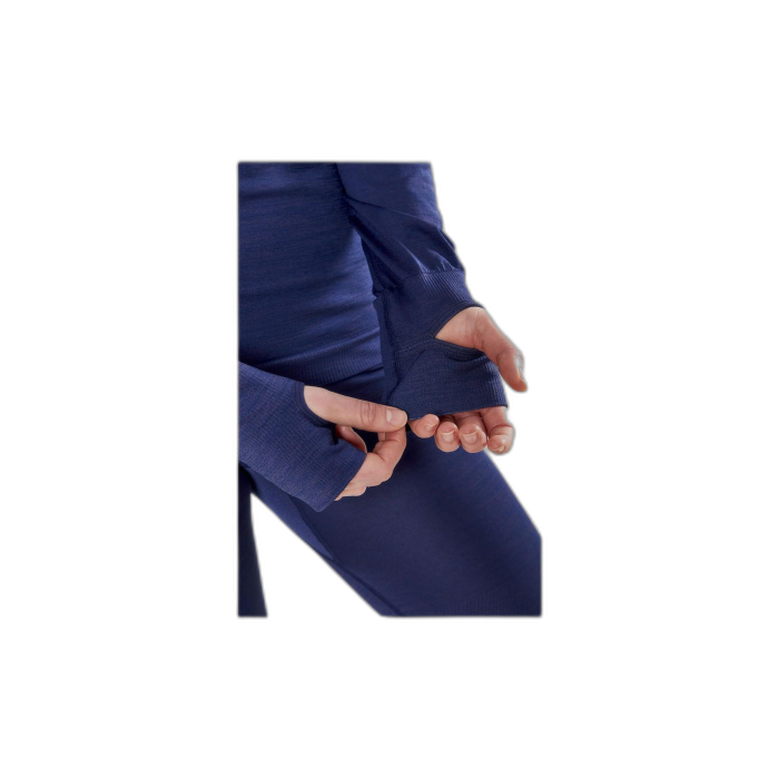 Koszulka damska CRAFT 1906594 Fuseknit Comfort Zip /  granatowy