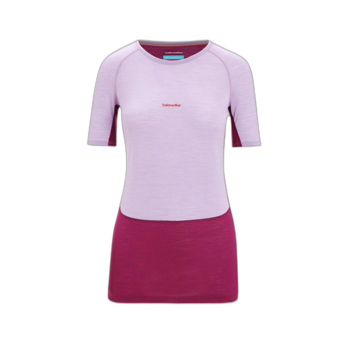 Koszulka damska ICEBREAKER 125 ZoneKnit SS 56H8 / 823 purple gaze