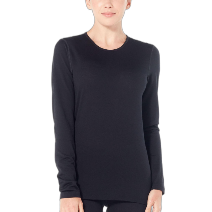 Koszulka damska ICEBREAKER Oasis LS 104375 / 001-Black