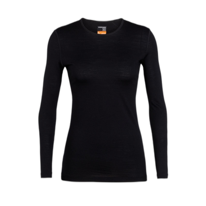 Koszulka damska ICEBREAKER Oasis LS 104375 / 001-Black