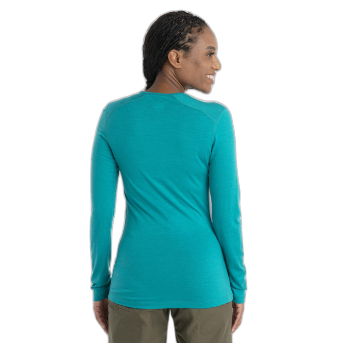 Koszulka damska ICEBREAKER Oasis LS 56HZ / 861 Ski Flux Green