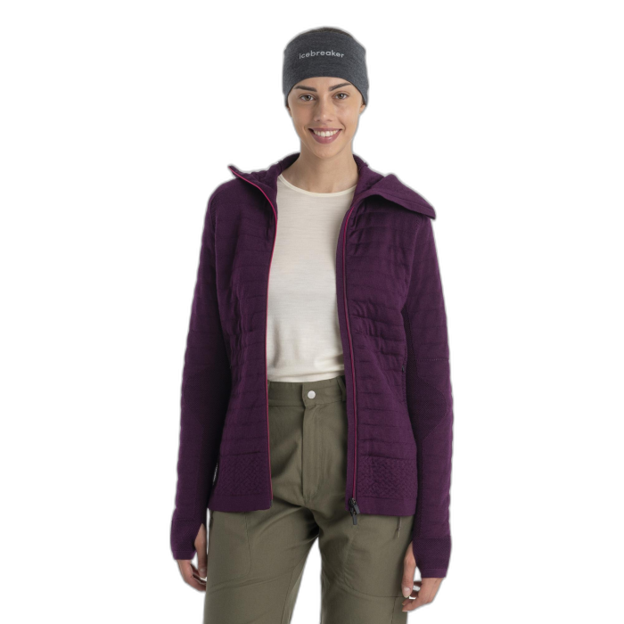 Koszulka damska ICEBREAKER Oasis LS niebarwiona 104375 / 000 Undyed