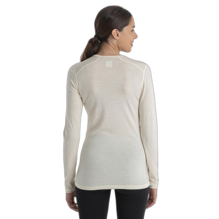 Koszulka damska ICEBREAKER Oasis LS niebarwiona 104375 / 000 Undyed