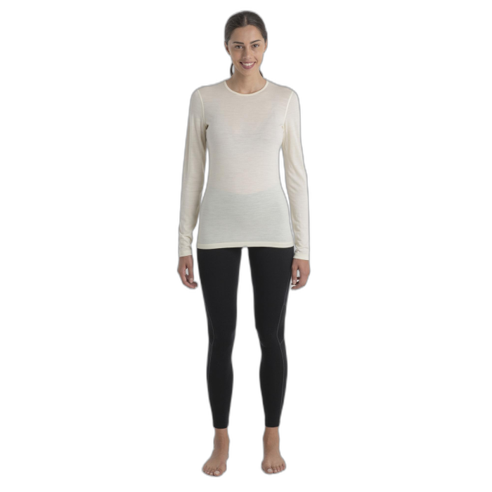 Koszulka damska ICEBREAKER Oasis LS niebarwiona 104375 / 000 Undyed