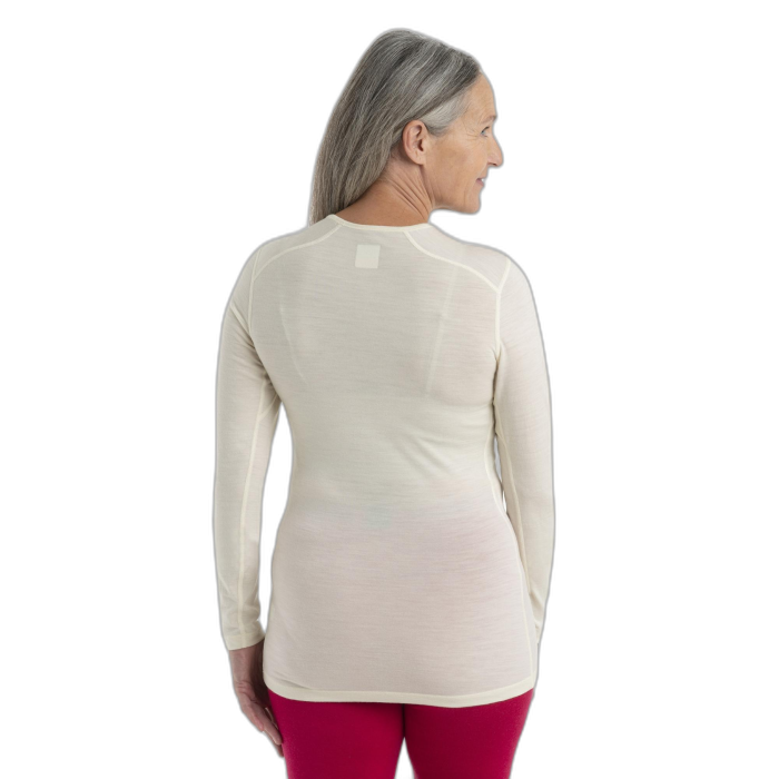 Koszulka damska ICEBREAKER Oasis LS niebarwiona 104375 / 000 Undyed