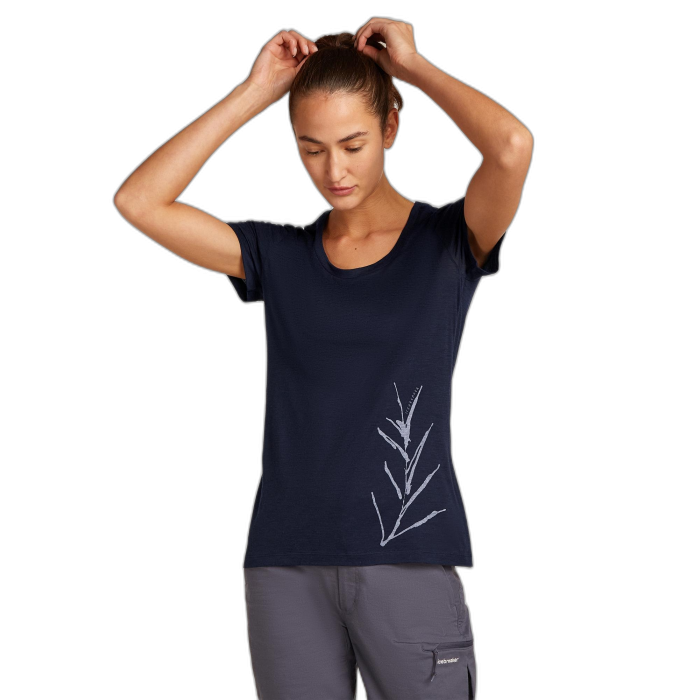 Koszulka damska ICEBREAKER Tech Lite 3 S/S 576q / 401 midnight navy