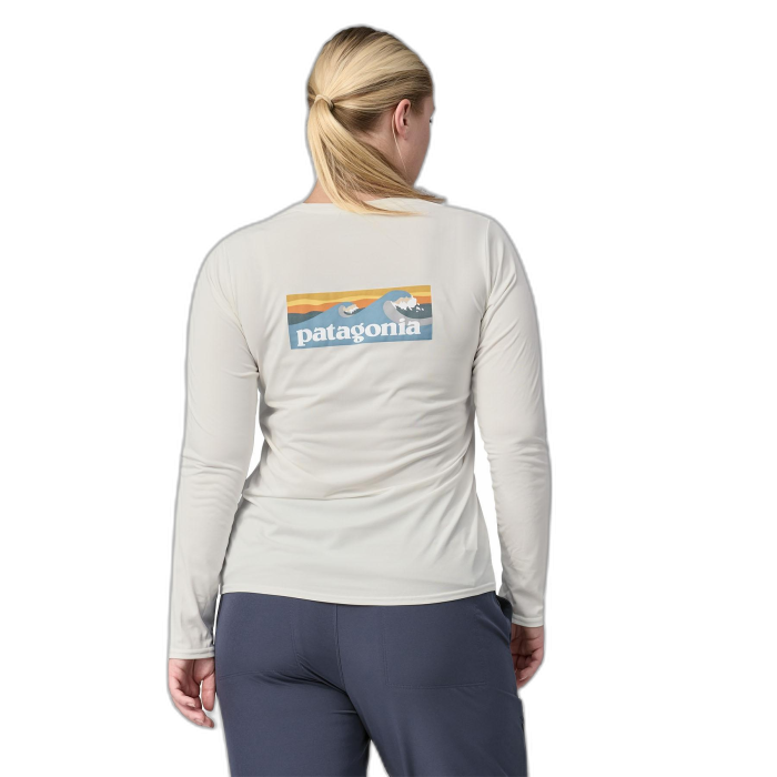 Koszulka damska PATAGONIA Capilene Cool Daily Graphic L/S / BLWI white