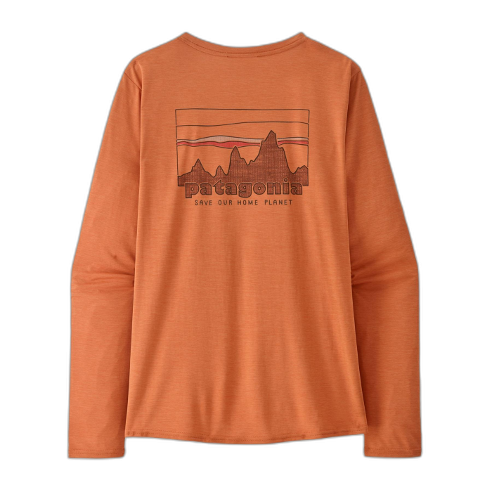 Koszulka damska PATAGONIA Capilene Cool Daily Graphic L/S / SKMX skyline melon