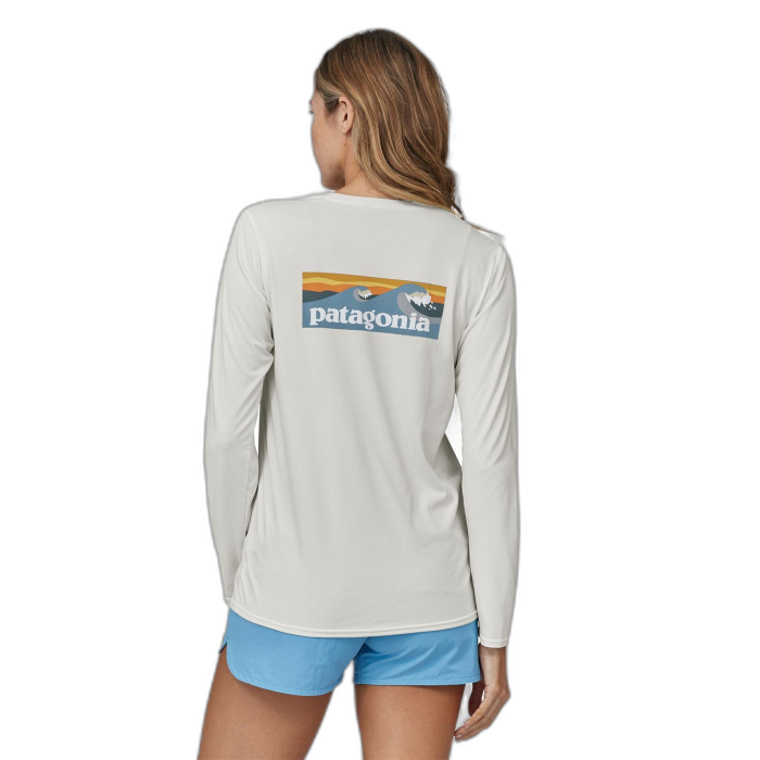 Koszulka damska PATAGONIA Capilene Cool Daily Graphic L/S / BLWI white